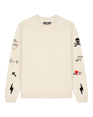 Sweatshirt Oversize Brodé "Mi Amor"