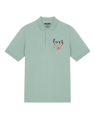 Polo Brodé "Love"