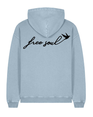 Hoodie Oversize Brodé "Free Soul"