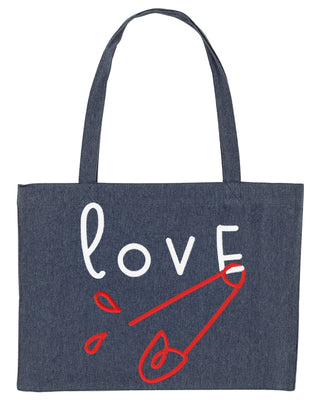 Shopping Bag Brodé "Love"