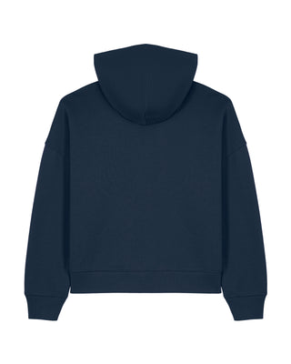 Cropped Hoodie Brodé "Waves"