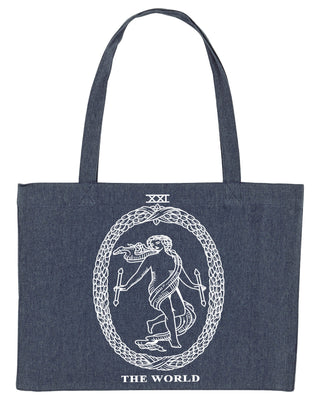 Shopping Bag Brodé "The World"