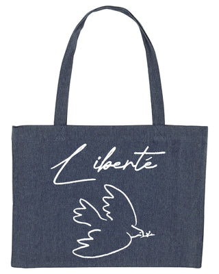 Shopping Bag Brodé "Liberté"