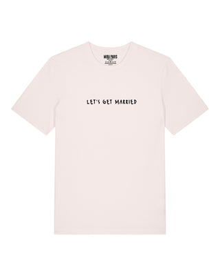 T-shirt Classic Brodé "Let's Get Married"