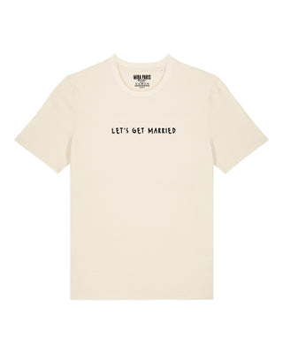 T-shirt Classic Brodé "Let's Get Married"