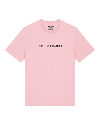 T-shirt Classic Brodé "Let's Get Married"