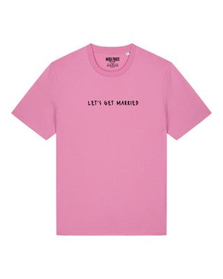 T-shirt Classic Brodé "Let's Get Married"