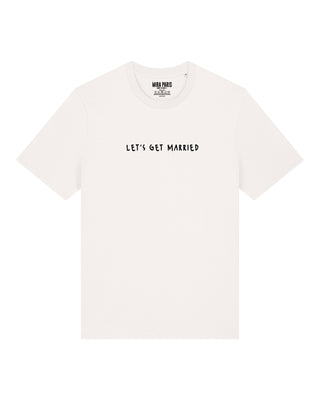 T-shirt Classic Brodé "Let's Get Married"