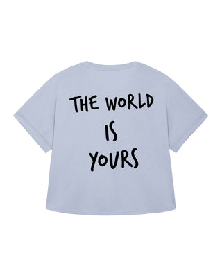 T-shirt Oversize "The World is Yours"