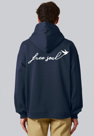 Hoodie Oversize Brodé "Free Soul"