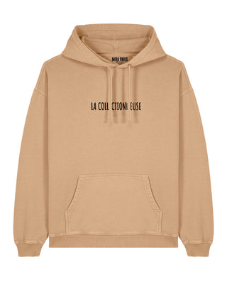 Hoodie Oversize Brodé "La Collectionneuse"