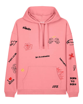 Hoodie Oversize "Graffiti Mira"