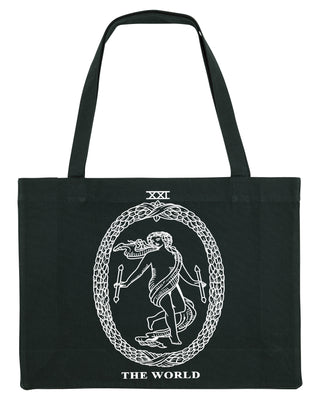 Shopping Bag Brodé "The World"