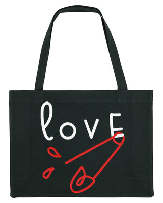 Shopping Bag Brodé "Love"