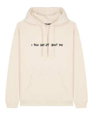 Hoodie Oversize Brodé "I Told ChatGPT"