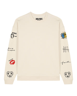 Sweatshirt Oversize Brodé "Brutal"