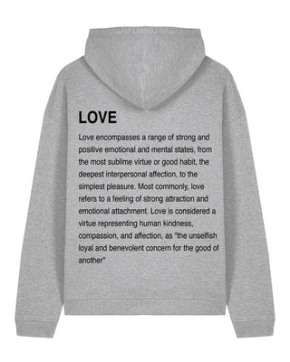 Hoodie Oversize "Love Definition"