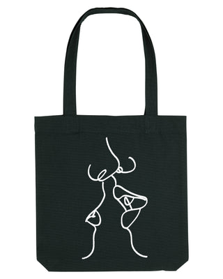 Tote Bag Brodé "Kiss"