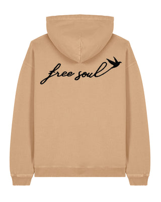 Hoodie Oversize Brodé "Free Soul"