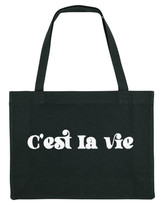 Shopping Bag Brodé "C'est La Vie"