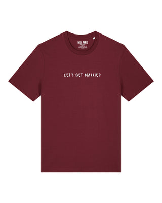 T-shirt Classic Brodé "Let's Get Married"