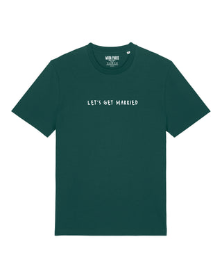 T-shirt Classic Brodé "Let's Get Married"