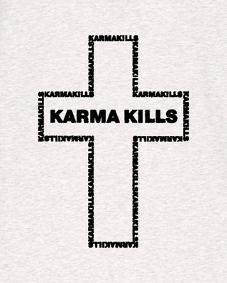 Hoodie à Zip Brodé "Karma Kills"