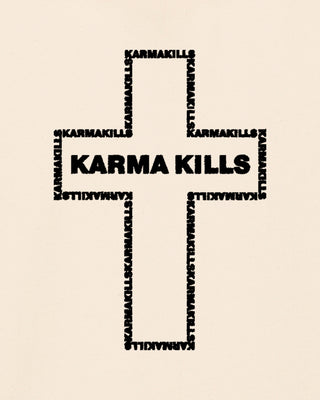 Hoodie à Zip Brodé "Karma Kills"