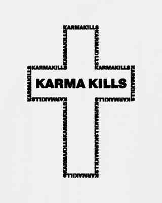 Hoodie à Zip Brodé "Karma Kills"