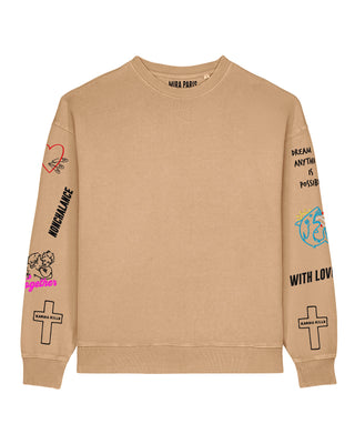 Sweatshirt Oversize "Be Kind"