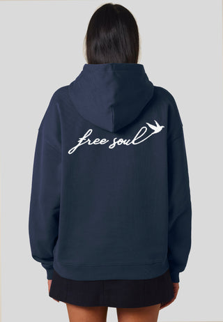 Hoodie Oversize Brodé "Free Soul"