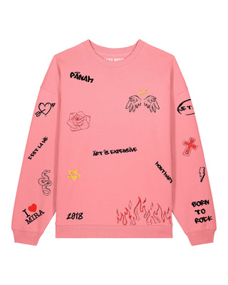 Sweatshirt Oversize "Graffiti Mira"