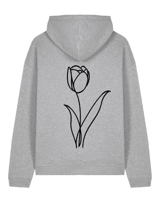 Hoodie Oversize Brodé "Fleur"