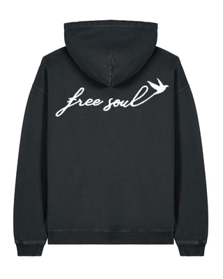 Hoodie Oversize Brodé "Free Soul"