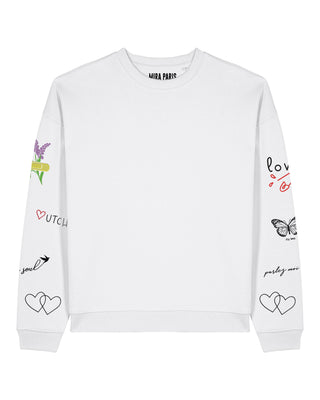 Sweatshirt Oversize Brodé "Sweetheart"