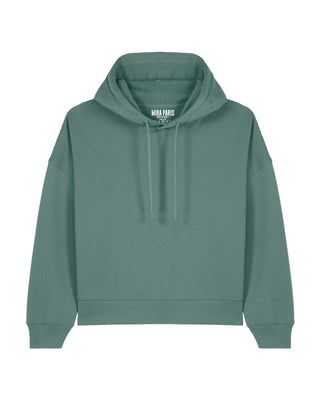 Cropped Hoodie Brodé "Pins"