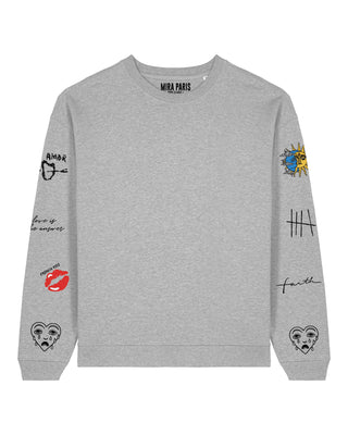 Sweatshirt Oversize Brodé "Brutal"