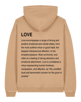 Hoodie Oversize "Love Definition"