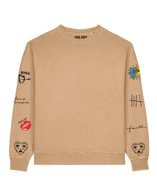 Sweatshirt Oversize Brodé "Brutal"