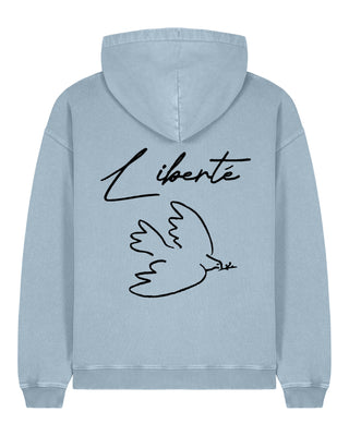 Hoodie Oversize Brodé "Liberté"