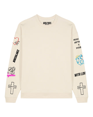 Sweatshirt Oversize "Be Kind"