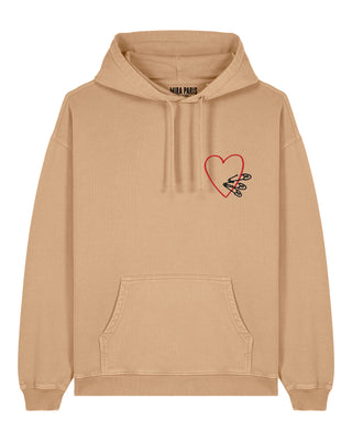 Hoodie Oversize Brodé "Pins"