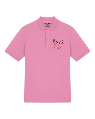 Polo Brodé "Love"