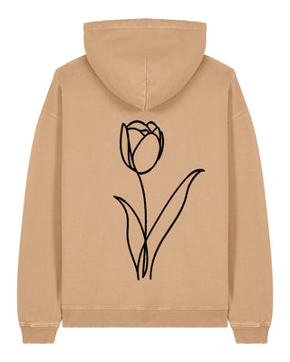 Hoodie Oversize Brodé "Fleur"