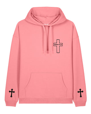 Hoodie Oversize Brodé "Karma Kills"