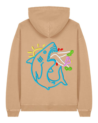 Hoodie Oversize Brodé "Shark"