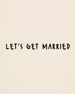 T-shirt Classic Brodé "Let's Get Married"