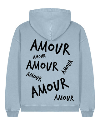 Hoodie Oversize Brodé "Amour"