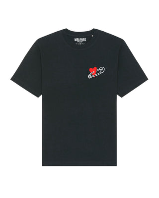 T-shirt Classic Brodé "Coeur Pins"