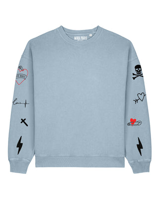 Sweatshirt Oversize Brodé "Mi Amor"